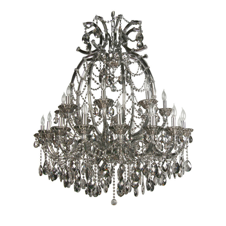 Crystal Chandelier in Smoke Crystal by Bethel