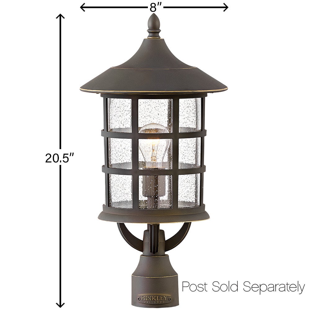 Freeport Coastal Elements Medium Post Mount Lantern