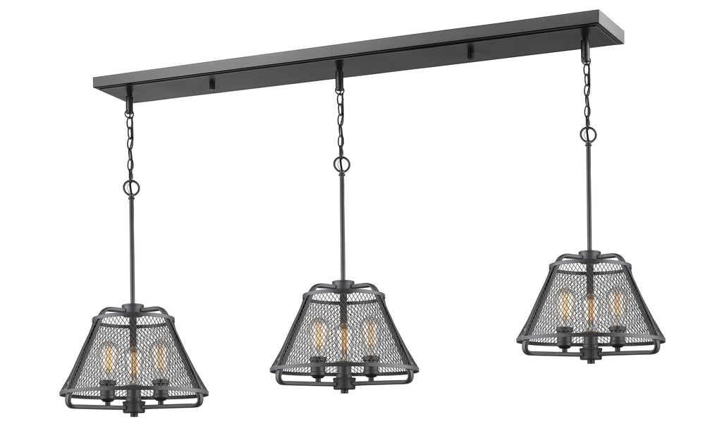 Iuka - 9 Light Linear Chandelier