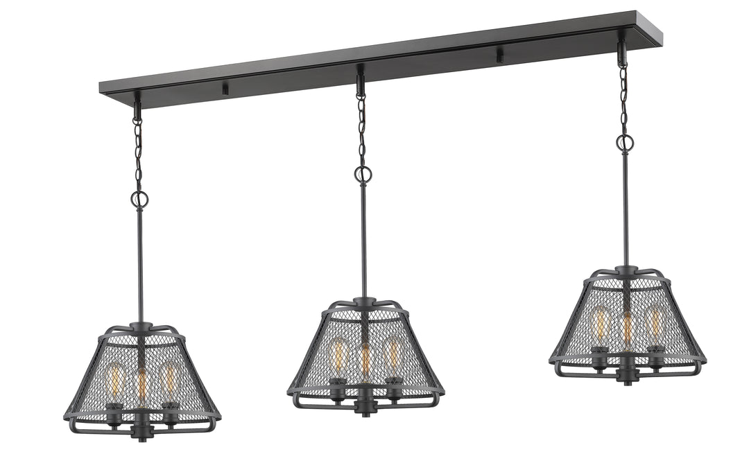 Iuka - 9 Light Linear Chandelier