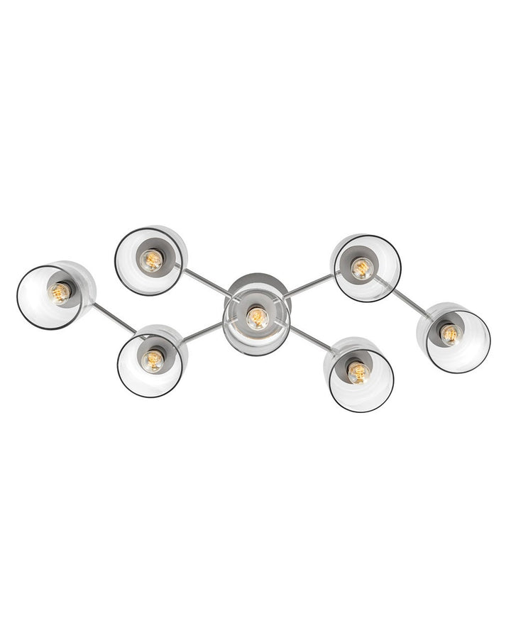 Axel Large Adjustable Semi-flush Mount