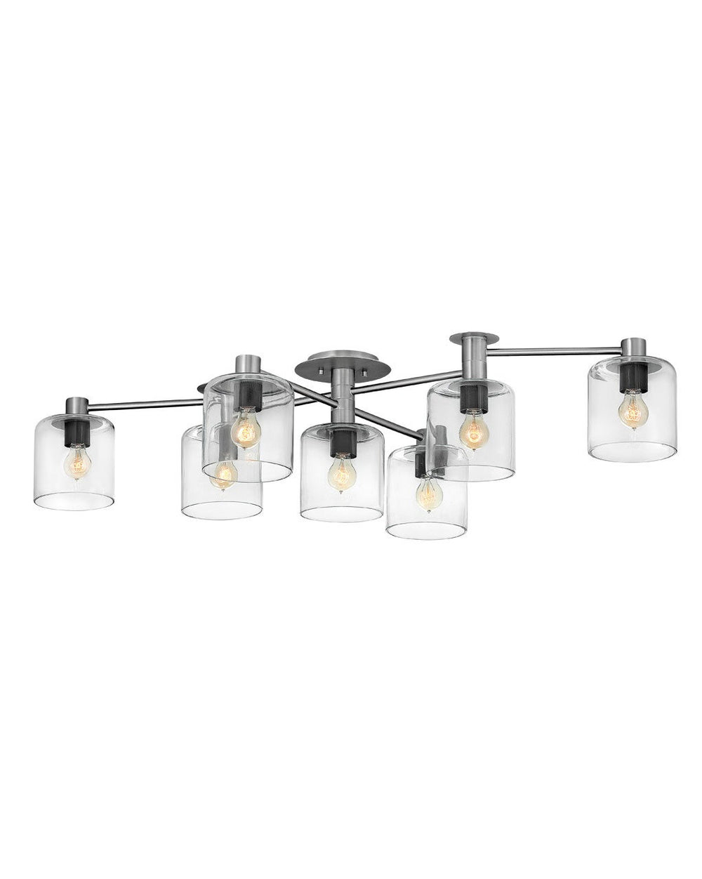 Axel Large Adjustable Semi-flush Mount