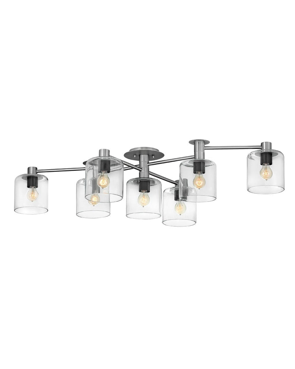 Axel Large Adjustable Semi-flush Mount