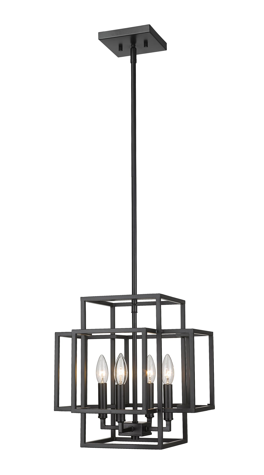 Titania - Pendant in Matte Black by Z-Lite