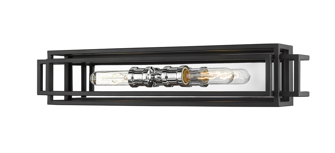 Titania - Vanity in Black + Chrome by Z-Lite