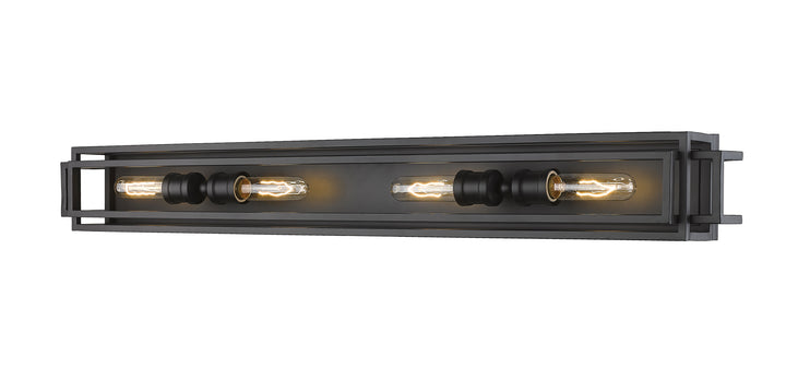 Titania - Vanity in Matte Black by Z-Lite