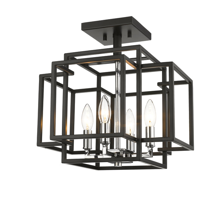 Titania - 4 Light Semi-Flush Mount
