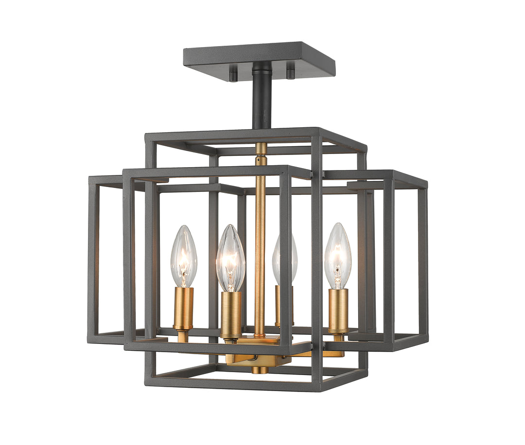 Titania - 4 Light Semi-Flush Mount