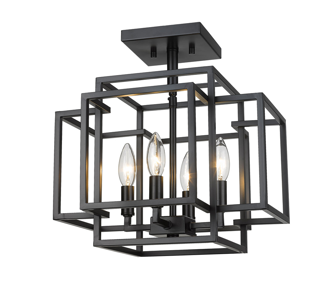 Titania - 4 Light Semi-Flush Mount