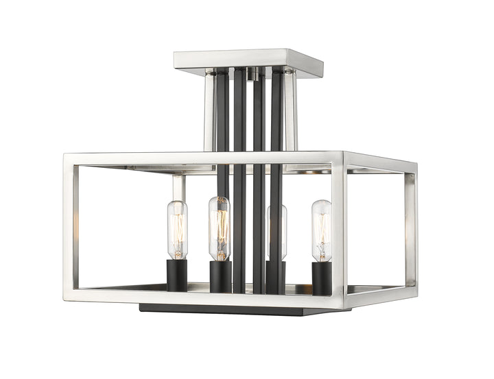 Quadra - 4 Light Semi-Flush Mount