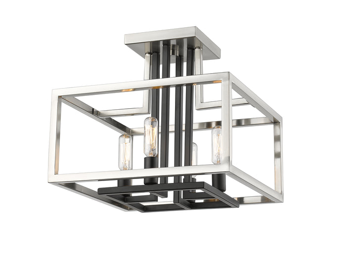 Quadra - 4 Light Semi-Flush Mount