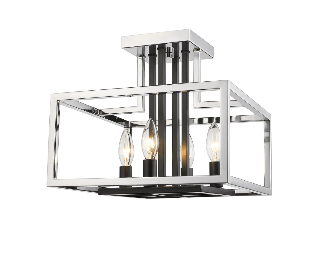 Quadra - 4 Light Semi-Flush Mount
