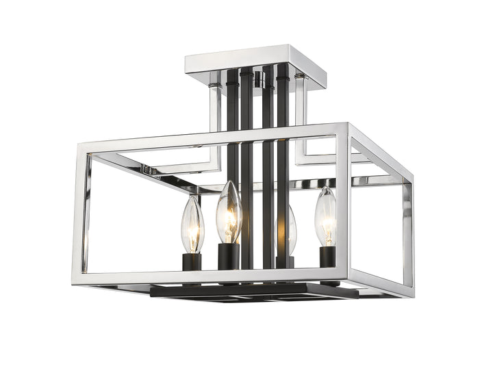 Quadra - 4 Light Semi-Flush Mount
