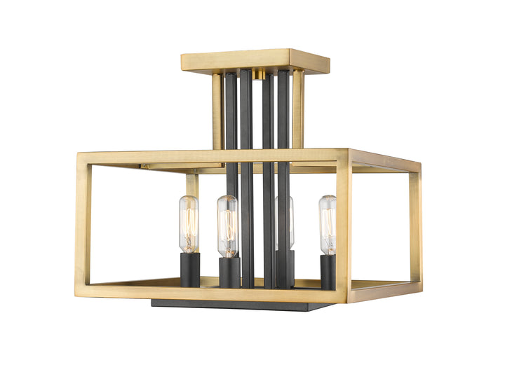 Quadra - 4 Light Semi-Flush Mount