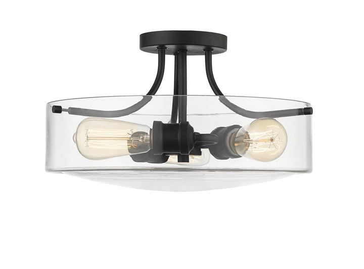 Delaney - 3 Light Semi-Flush Mount
