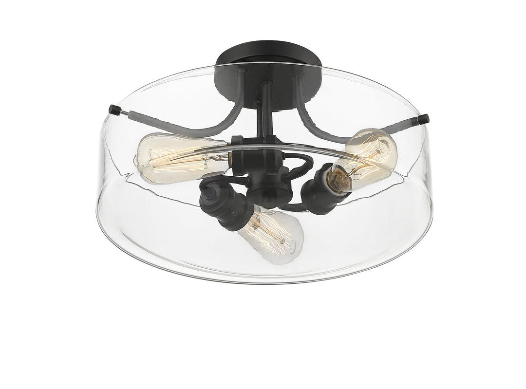 Delaney - 3 Light Semi-Flush Mount
