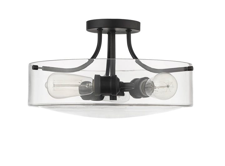 Delaney - 3 Light Semi-Flush Mount