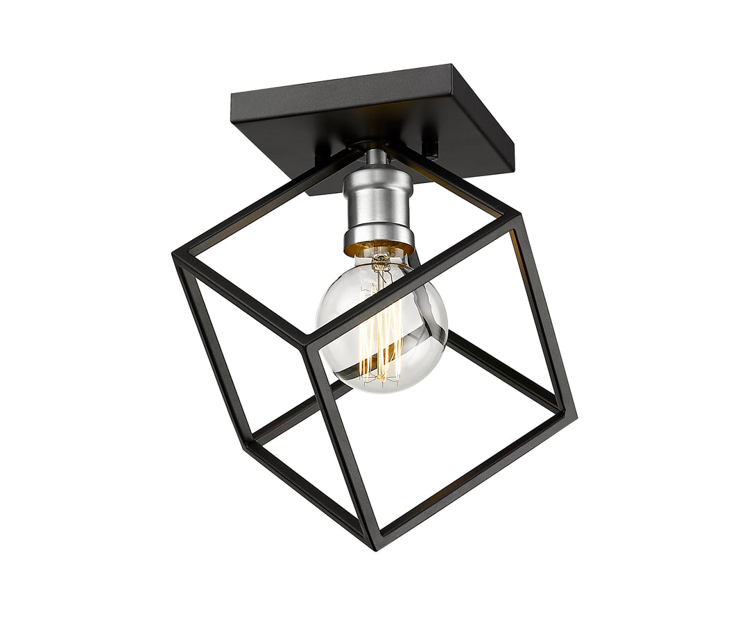 Vertical - 1 Light Flush Mount
