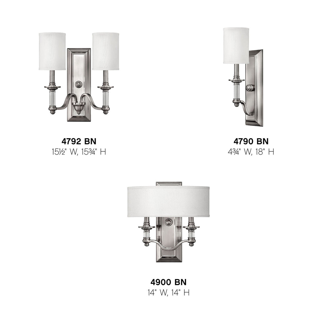 Sussex Medium Single Light Sconce