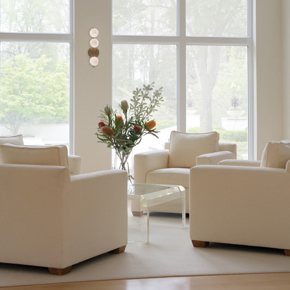 Selene Large Three Light Sconce