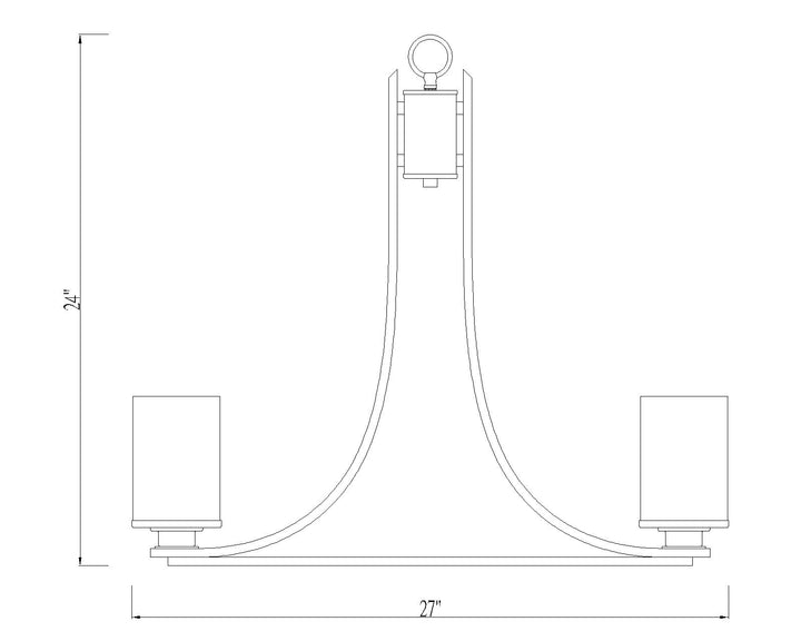 Beckett - 5 Light Chandelier