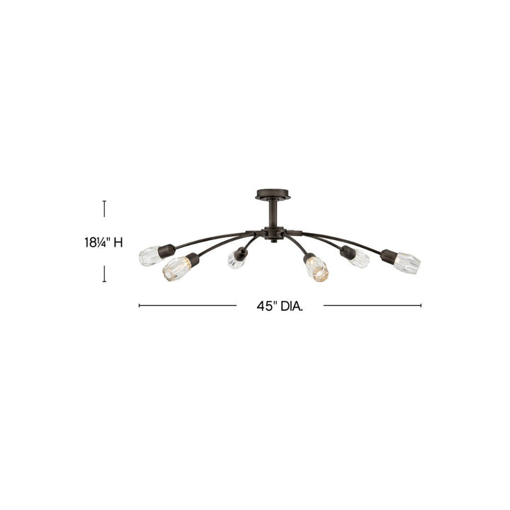 Atera Single Tier Chandelier
