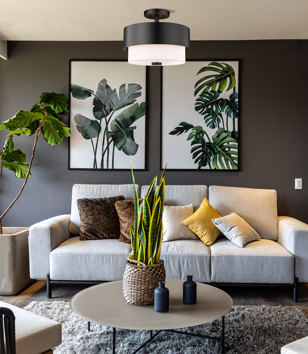 Counterpoint - Semi-Flush Mount