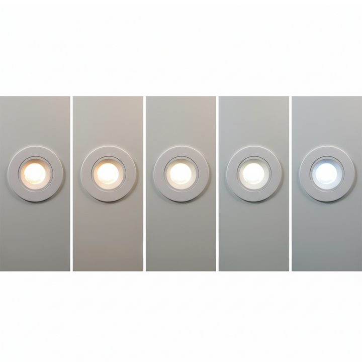 4" Regressed Gimbal LED Recessed Light 5CCT - SLIM4DGR