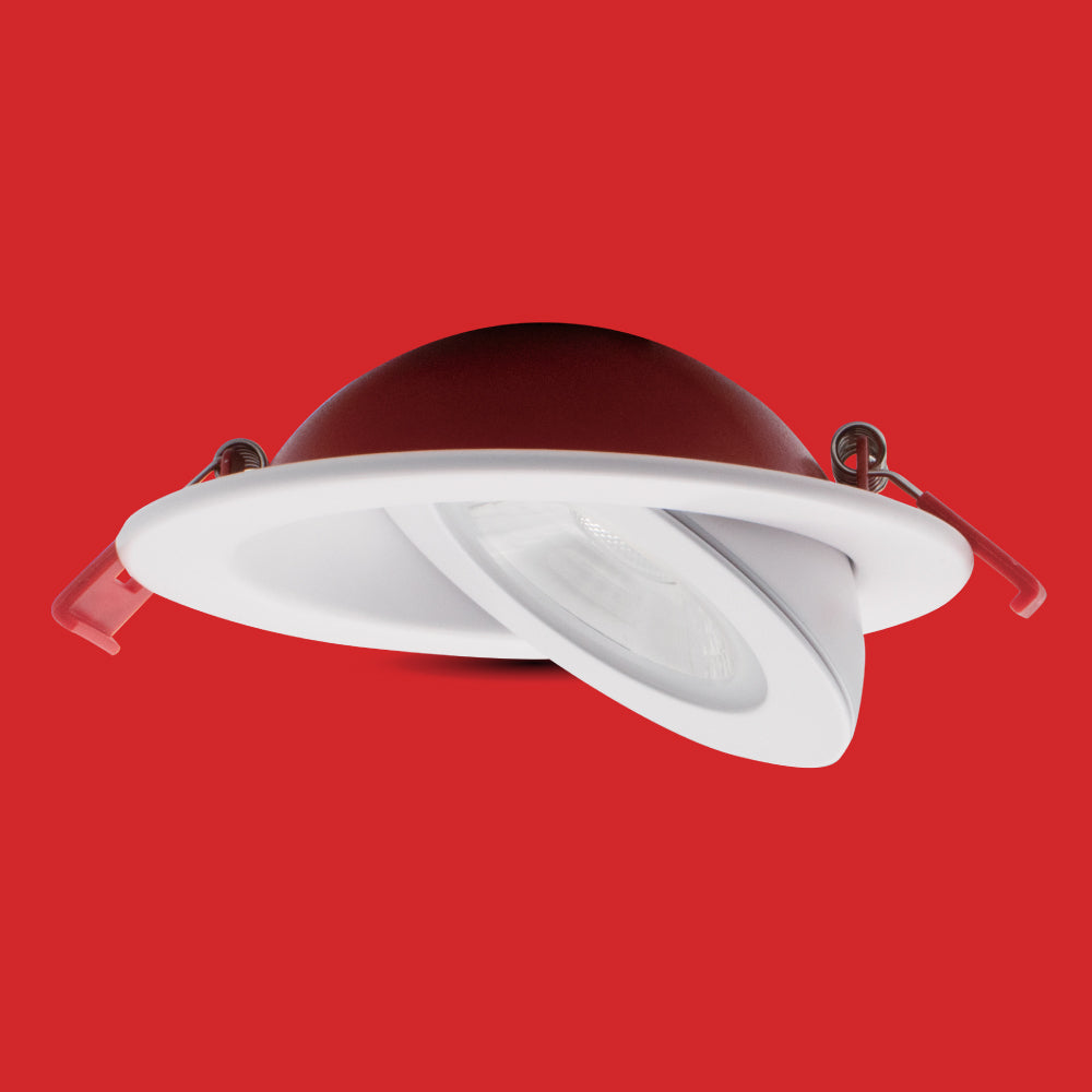 Fire Rated Floating Gimbal LED Recessed Light 5CCT - SLIM FL+FR by Ortech - view 8