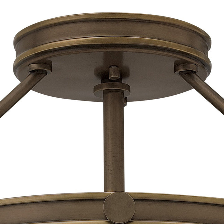 Collier Medium Semi-Flush Mount