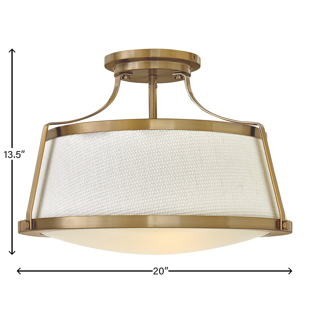Charlotte Medium Semi-Flush Mount