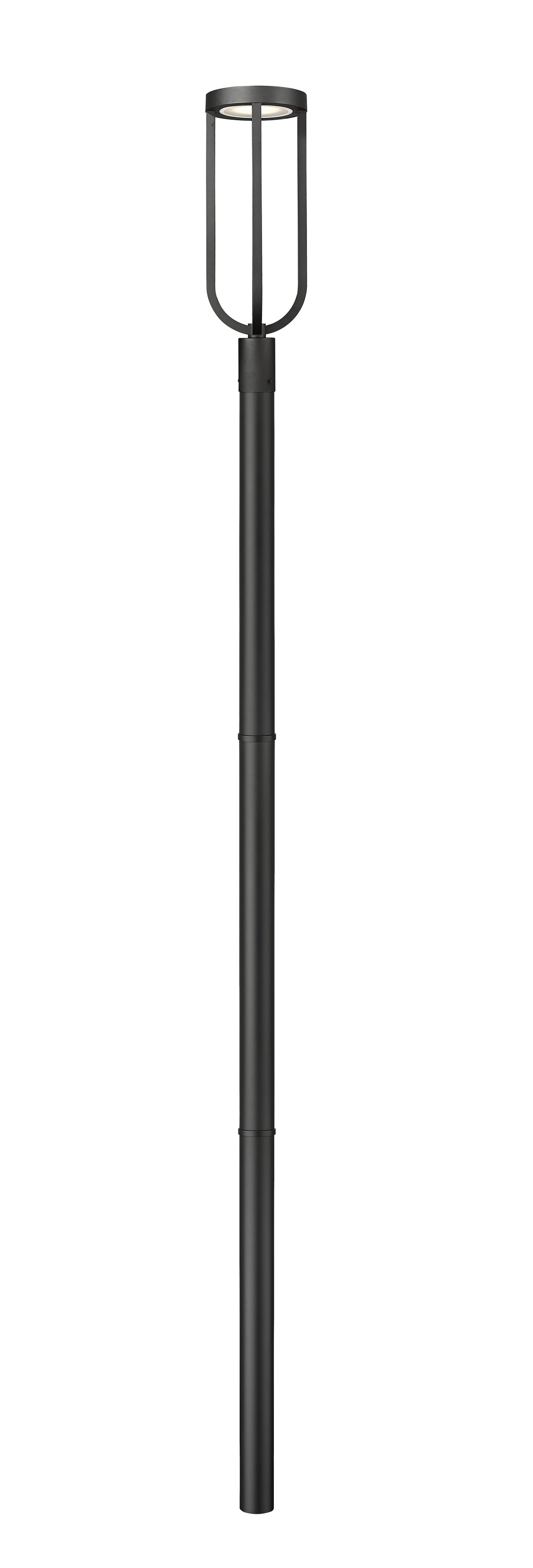 Leland - LED 1 Light Outdoor Post Light (5005PHB-5009P96-BK)