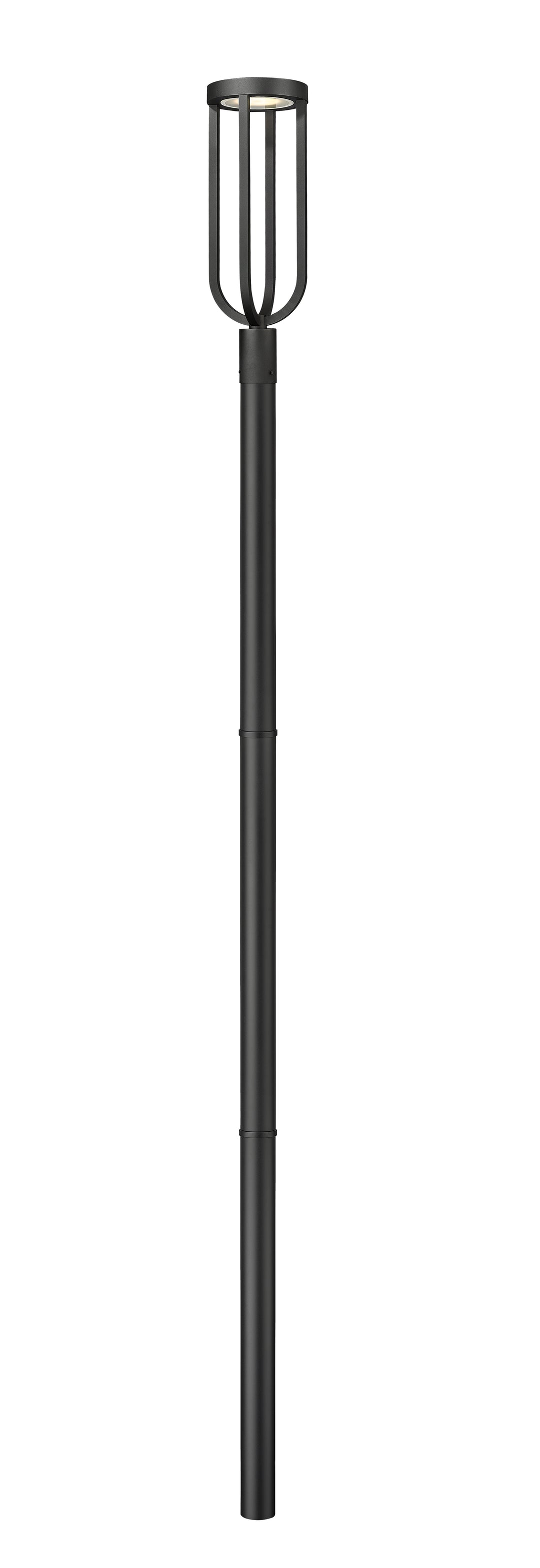 Leland - LED 1 Light Outdoor Post Light (5005PHB-5009P96-BK)