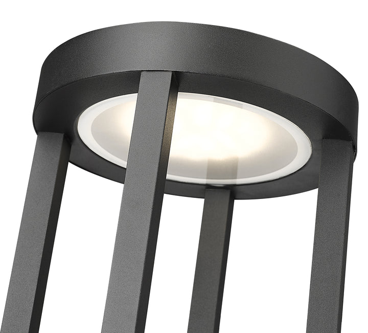 Leland - LED 1 Light Outdoor Post Light (5005PHB-5009P96-BK)