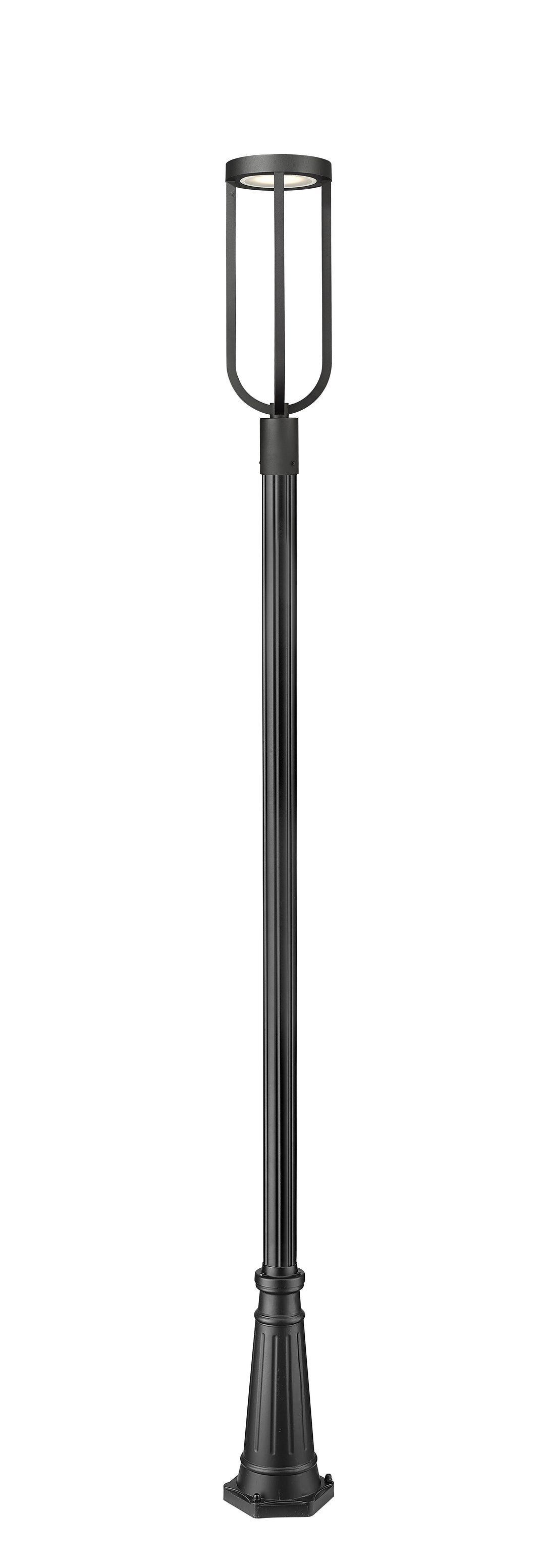 Leland - LED 1 Light Outdoor Post Light (5005PHB-5011P-BK)