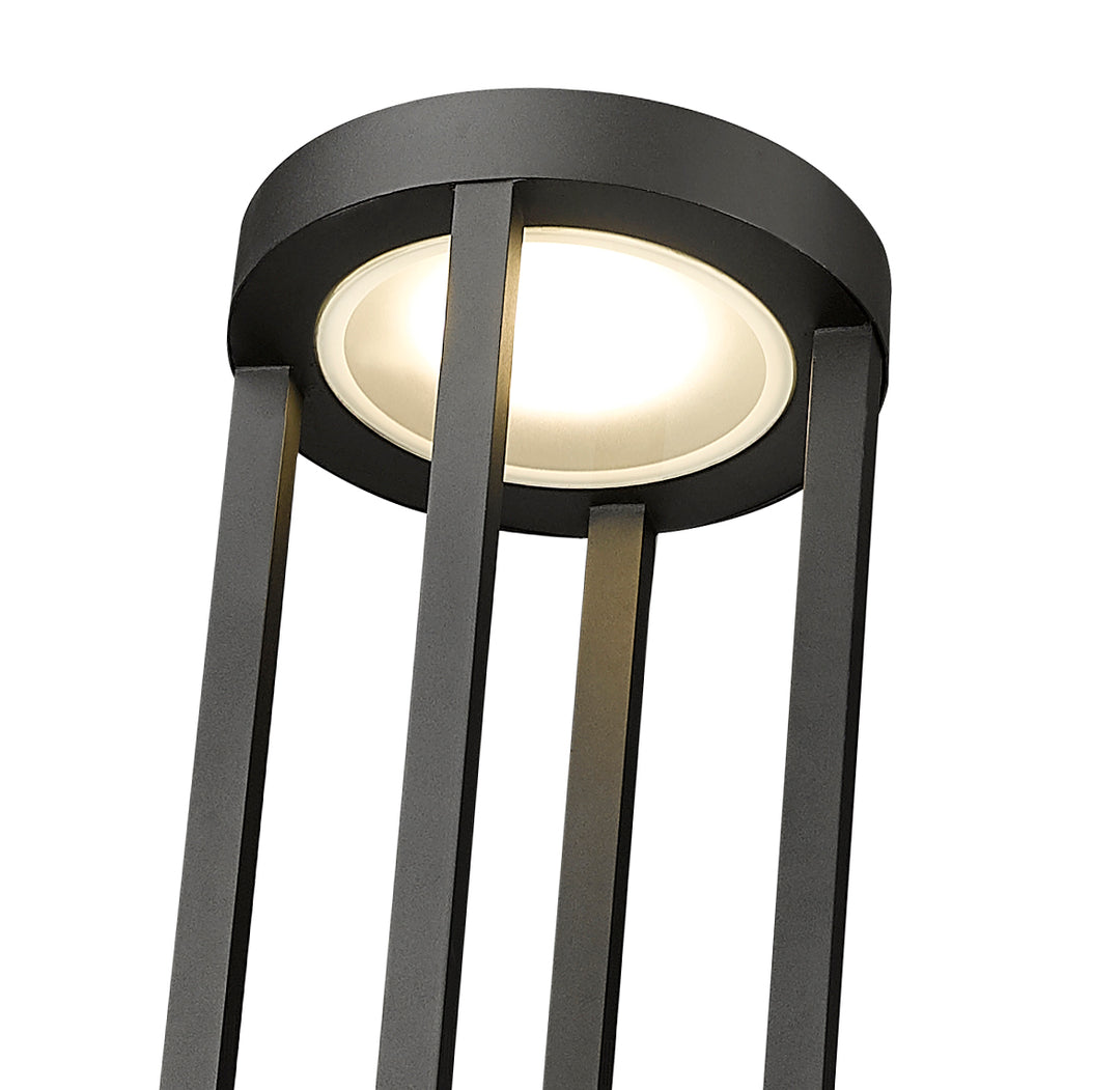 Leland - LED 1 Light Outdoor Post Light (5005PHB-5011P-BK)