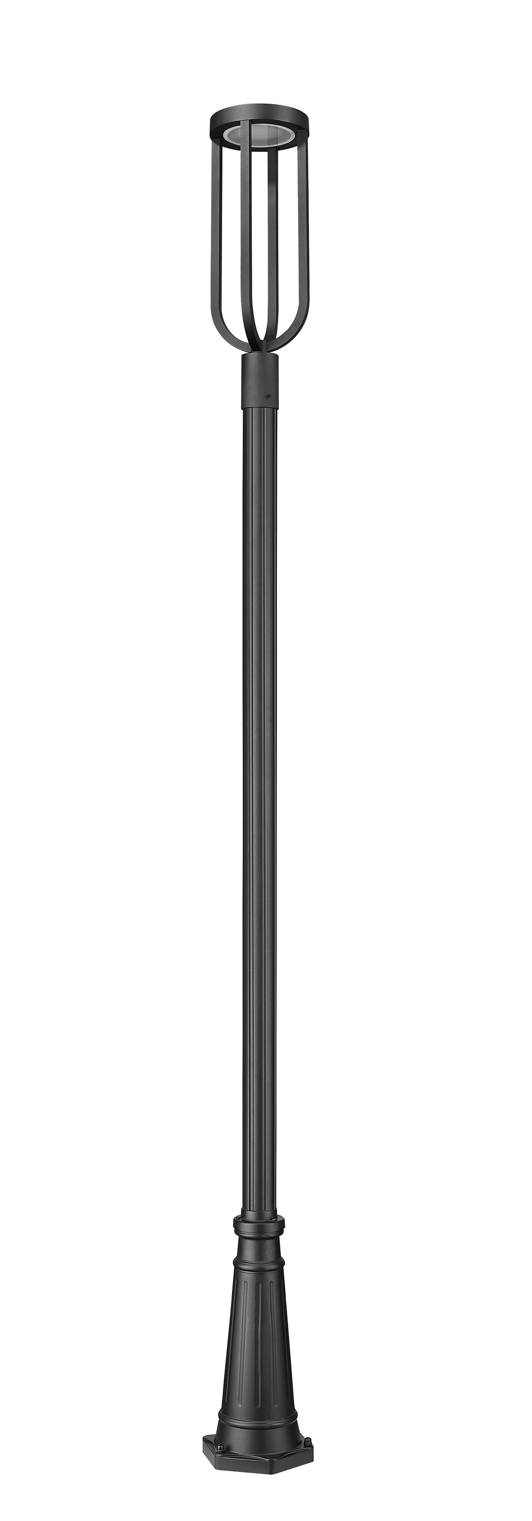 Leland - LED 1 Light Outdoor Post Light (5005PHB-5011P-BK)