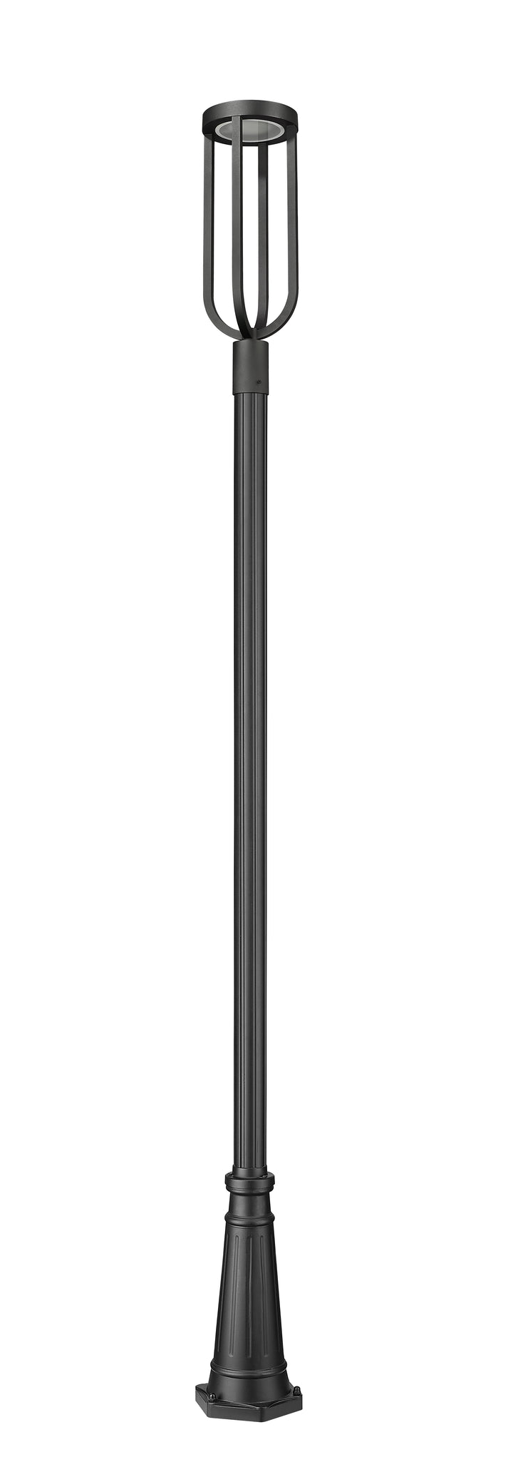 Leland - LED 1 Light Outdoor Post Light (5005PHB-5011P-BK)