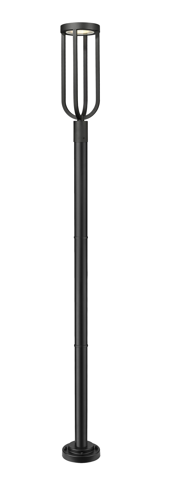 Leland - LED 1 Light Outdoor Post Light (5005PHB-5012P-BK)