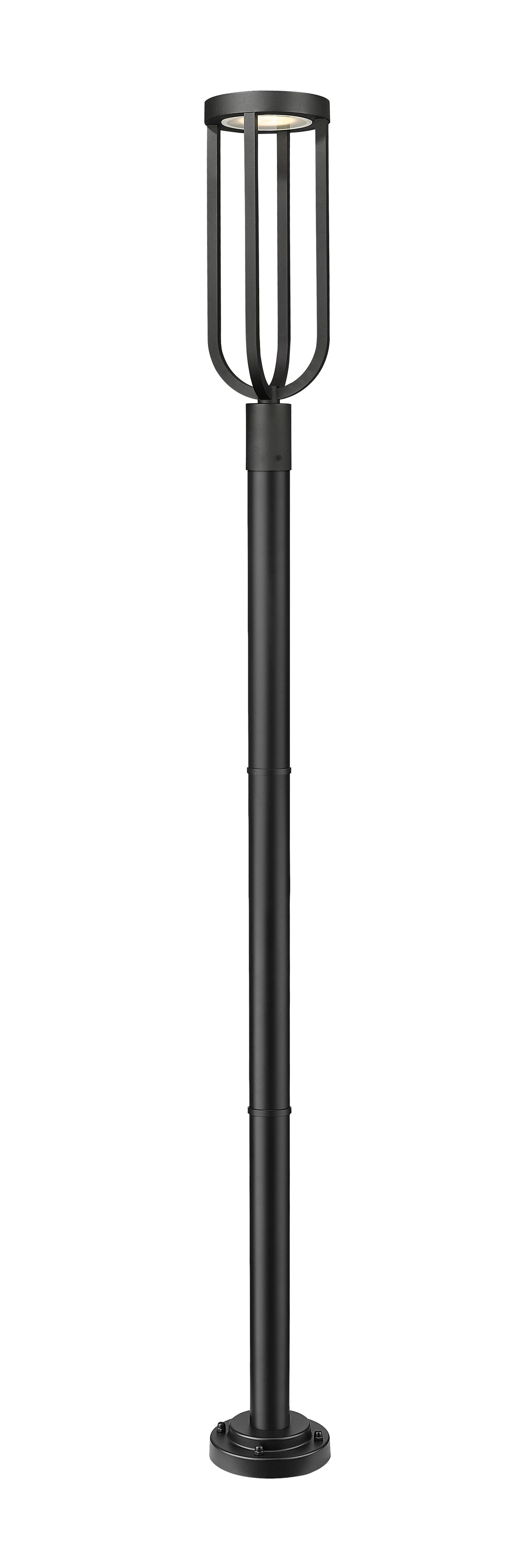 Leland - LED 1 Light Outdoor Post Light (5005PHB-5012P-BK)
