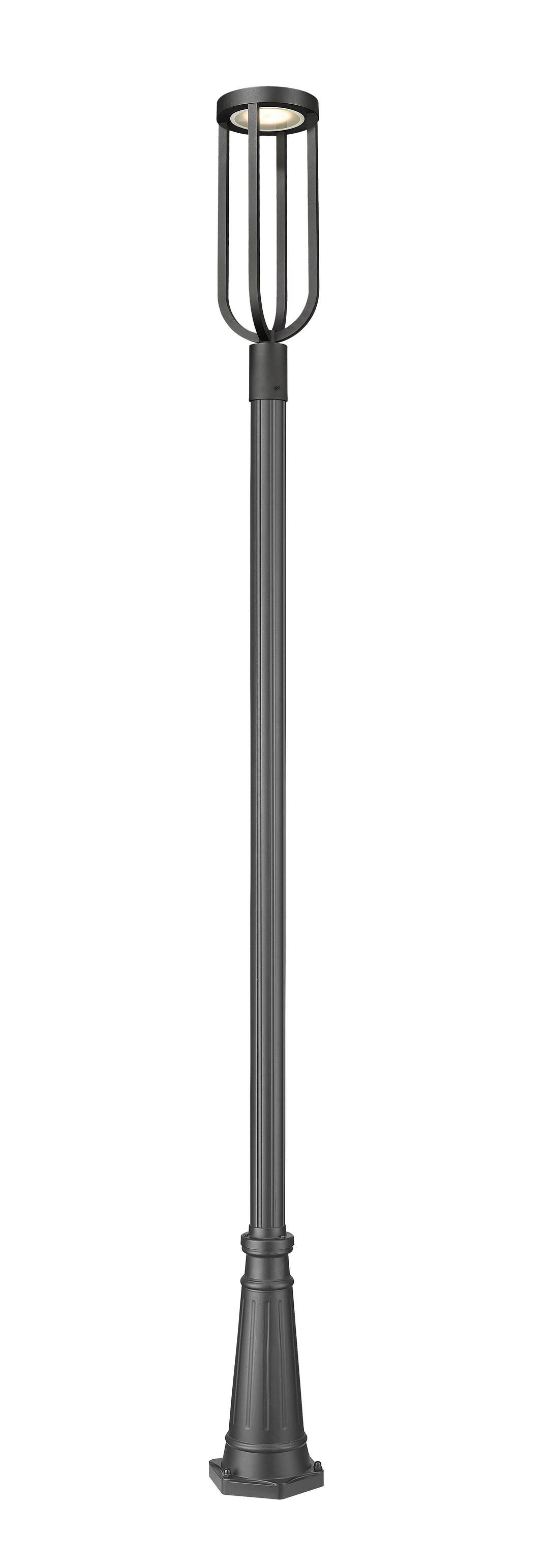 Leland - LED 1 Light Outdoor Post Light (5005PHB-519P-BK)
