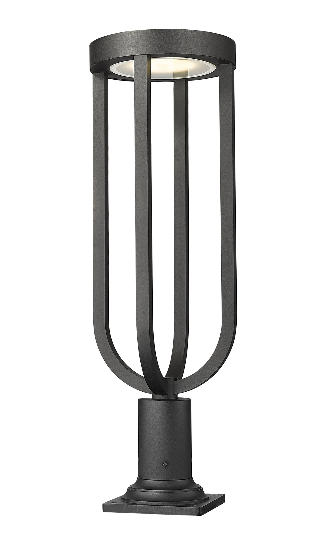 Leland - LED 1 Light Outdoor Pier Mount Light (5005PHB-533PM-BK)
