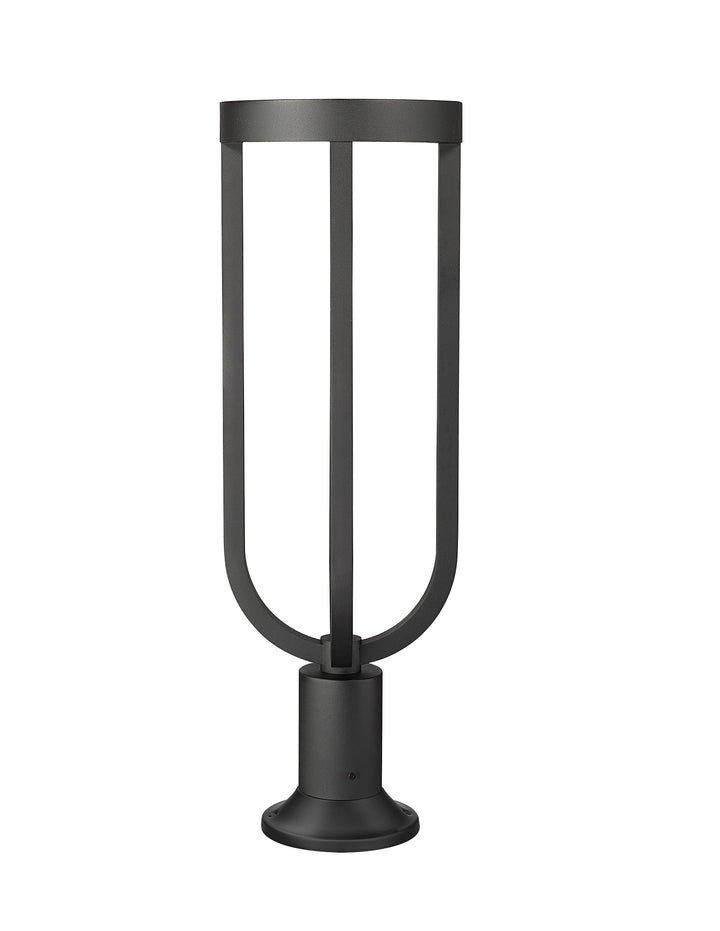 Leland - LED 1 Light Outdoor Pier Mount Light (5005PHB-553PM-BK)