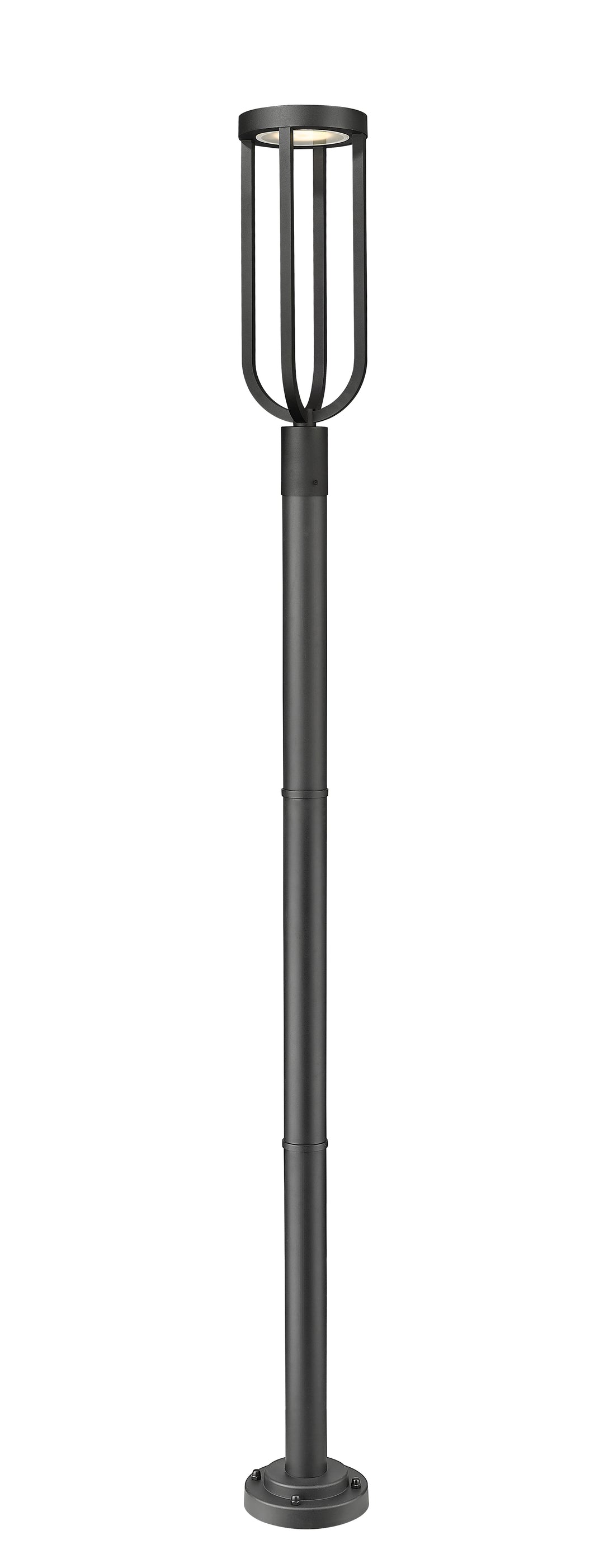 Leland - LED 1 Light Outdoor Post Light (5005PHB-567P-BK)