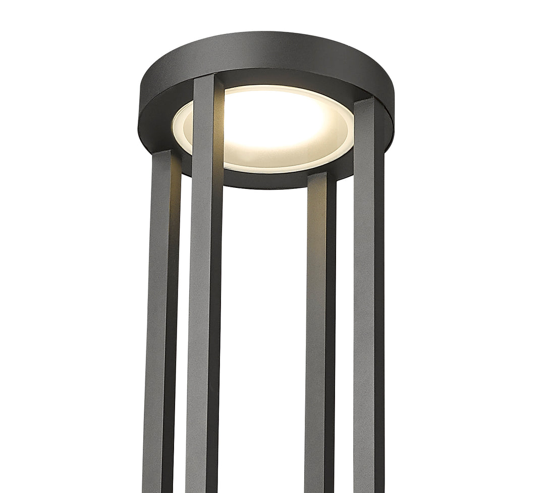 Leland - LED 1 Light Outdoor Post Light (5005PHB-567P-BK)