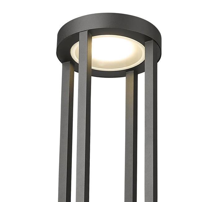 Leland - LED 1 Light Outdoor Post Light (5005PHB-567P-BK)