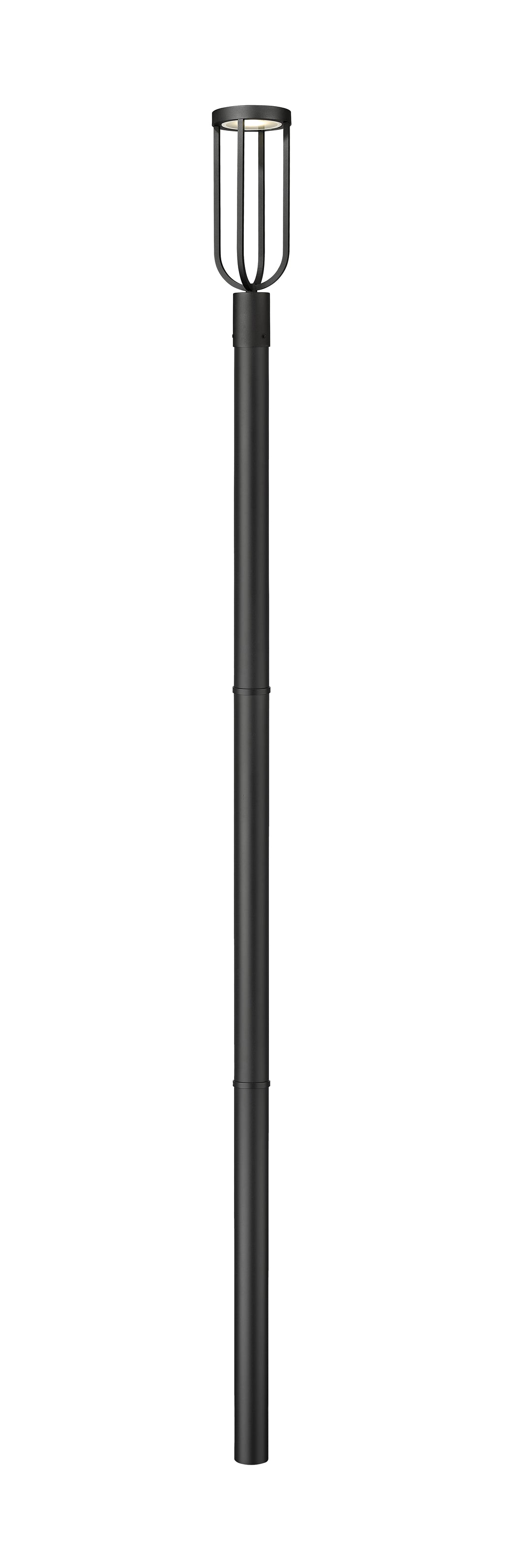 Leland - LED 1 Light Outdoor Post Light (5005PHM-5009P96-BK)