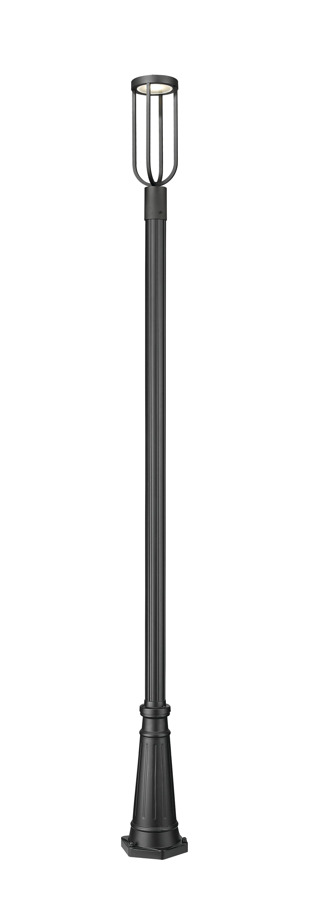 Leland - LED 1 Light Outdoor Post Light (5005PHM-5011P-BK)