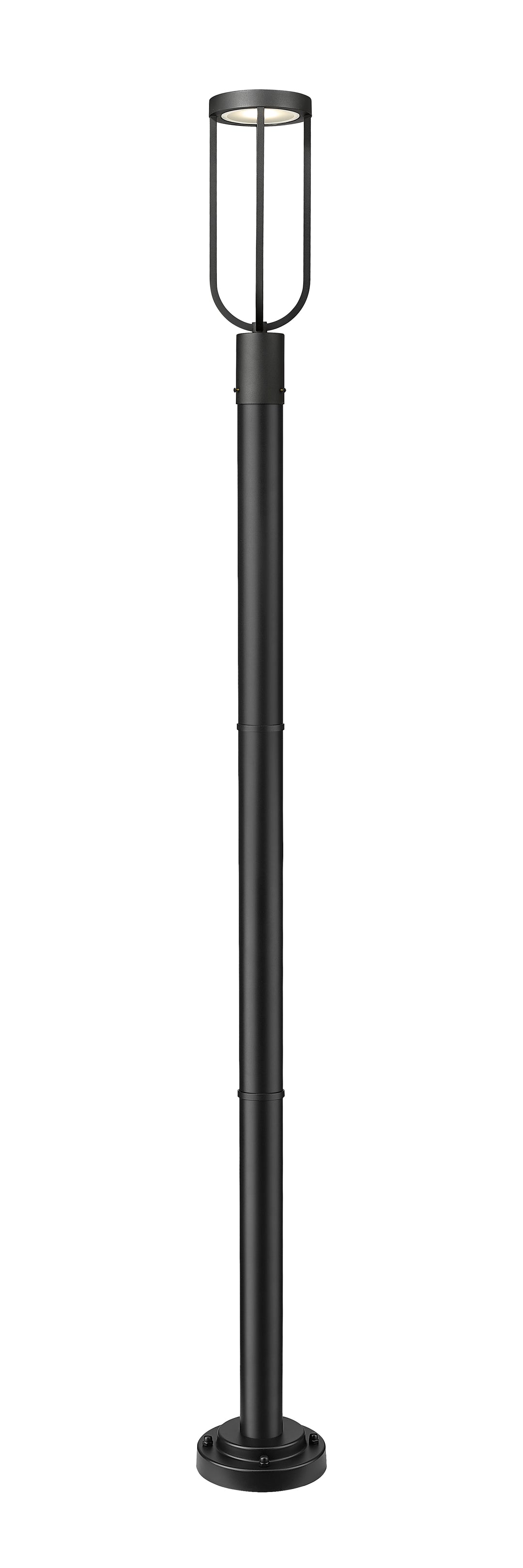 Leland - LED 1 Light Outdoor Post Light (5005PHM-5012P-BK)