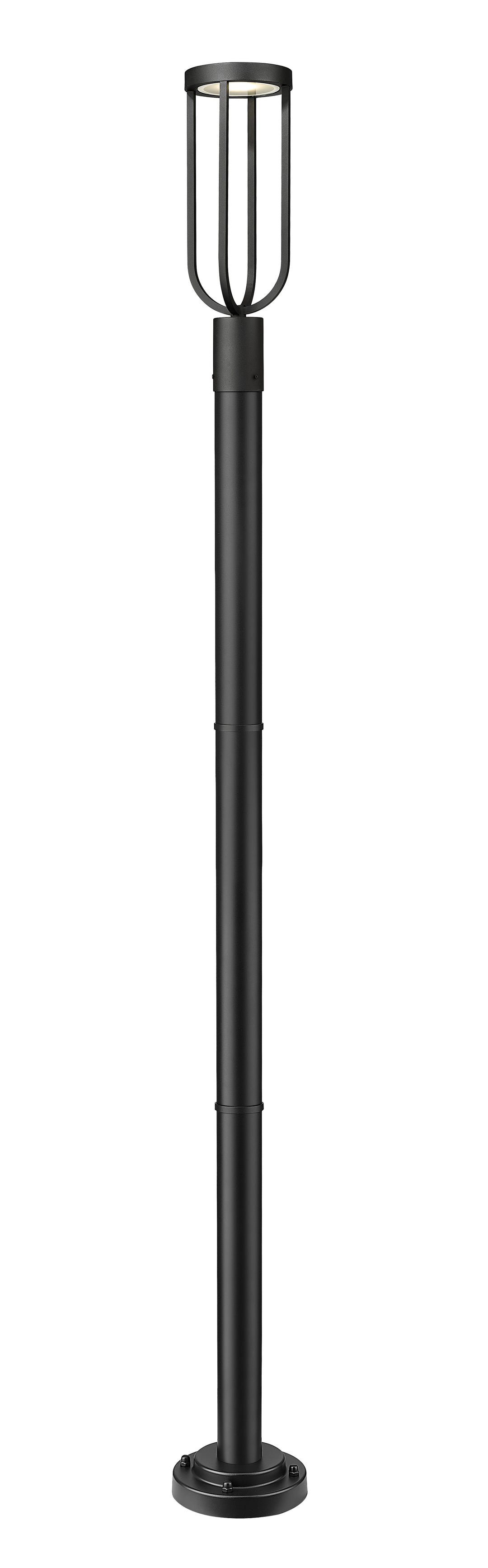 Leland - LED 1 Light Outdoor Post Light (5005PHM-5012P-BK)